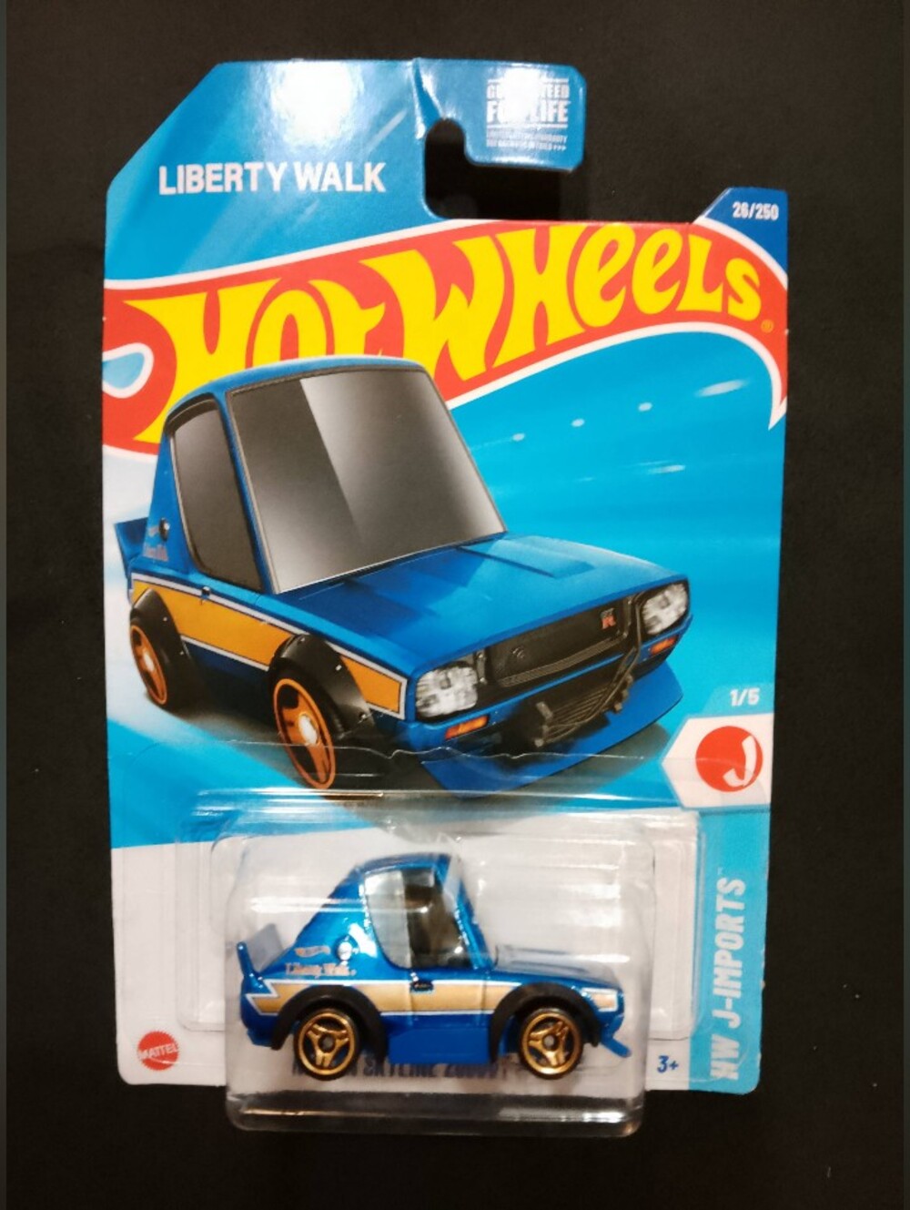 Hot Wheels Liberty Walk Blue J-Imports Car
